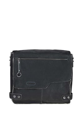 Real Leather Messenger Bag
