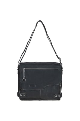 Real Leather Messenger Bag