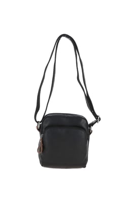 'Valerio' Real Leather Vintage Small Flight Shoulder Bag