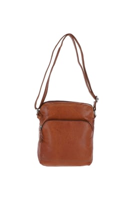'Bruno' Real Leather Vintage Medium Flight Shoulder Bag