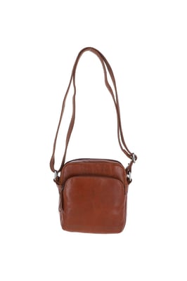 'Valerio' Real Leather Vintage Small Flight Shoulder Bag