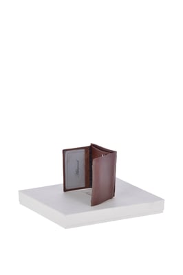 Crumble 4-Card Leather Billfold Wallet with ID & Coin Pocket