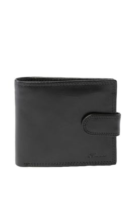 Classic Leather Billfold Wallet with 3 Card Slots & ID Tab