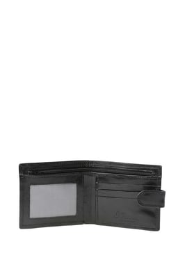 Classic Leather Billfold Wallet with 3 Card Slots & ID Tab