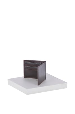 Vegetable Tanned Leather Billfold Wallet with 8 Card Slots