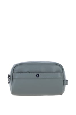 'Aqualuxe' Real Leather Wash Bag