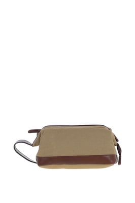 'Lou' Real Leather Wash Bag