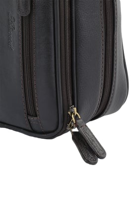 'Viaggio' Real Leather Toiletry Washbag
