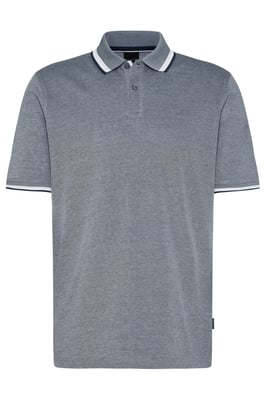 Bugatti Herren Poloshirt met contrasterende strepen