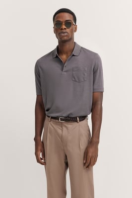 Bugatti Herren Polo met borstzak