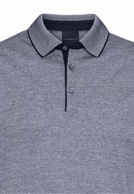 Bugatti Herren Poloshirt met discrete strepen
