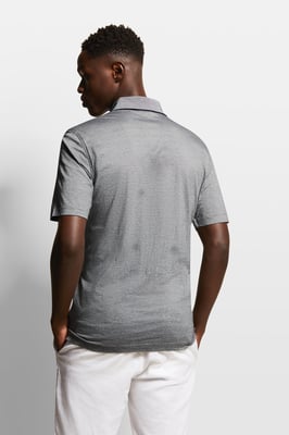 Bugatti Herren Poloshirt met discrete strepen