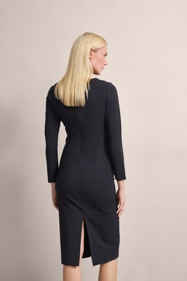 Bugatti Damen Jurk met vrouwelijke plooien