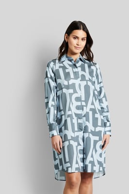 Bugatti Damen Overhemdjurk met letterprint
