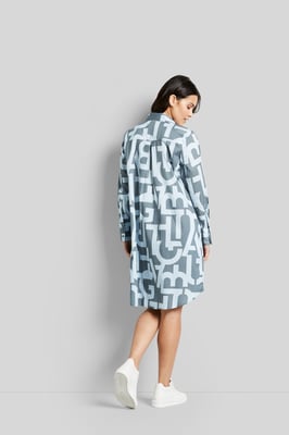 Bugatti Damen Overhemdjurk met letterprint