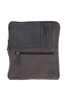 'Moscow' Real Leather Crossbody Messenger Bag