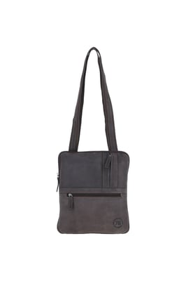 'Moscow' Real Leather Crossbody Messenger Bag