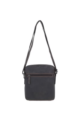 'Lisbon' Real Leather Messenger Bag