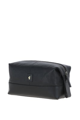 'Milo' Real Leather Washbag