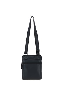 'Berlin' Real Leather Messenger Crossbody Bag