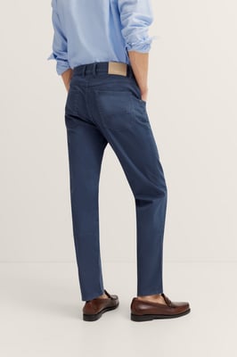 Bugatti Herren 5-pocket broek met stretchfunctie
