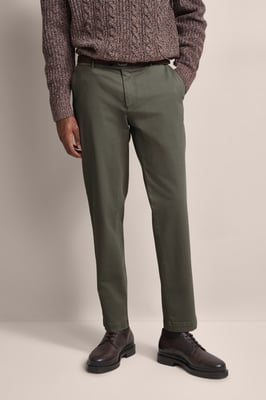 Bugatti Herren Casual broek van een katoen-elastaanmix