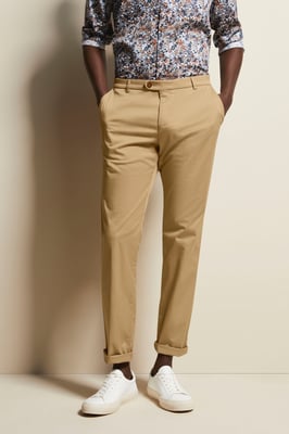 Bugatti Herren Chino-broek met elastaangehalte