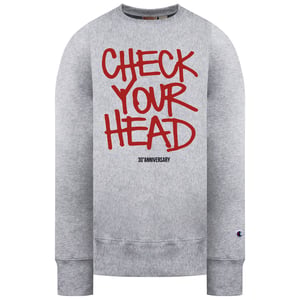 Champion x Beastie Boys Mens Grey Sweater