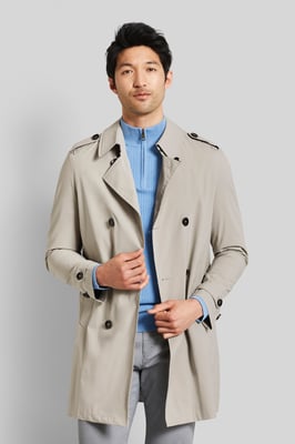 Bugatti Herren Trenchcoat met tailleband