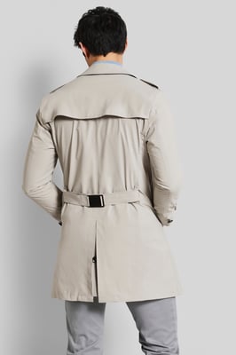 Bugatti Herren Trenchcoat met tailleband