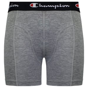 Champion 4-Pack Logo Mens Grey Boxer Shorts