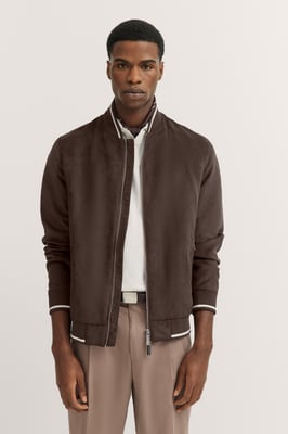 Bugatti Herren Waterafstotende suède blouson
