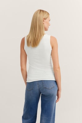 Bugatti Damen Top in comfortabele katoenmix