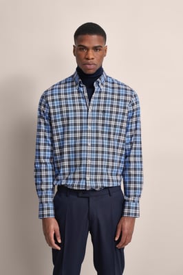 Bugatti Herren 100% katoen casual overhemd