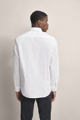 Bugatti Herren Casual overhemd met Kent-kraag