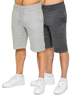 Kruze | Mens Fleece Shorts 2 Pack
