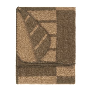 Yard Harlech Woven Reversible Throw, 130 x 180cm, Brown