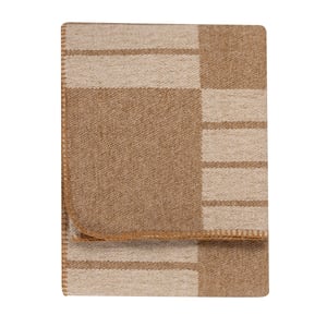 Yard Harlech Woven Reversible Throw, 130 x 180cm, Biscuit