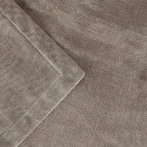 Yard  Heavy Chenille Velvet Throw, 130 x 180cm, Beige
