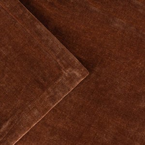 Yard  Heavy Chenille Velvet Throw, 130 x 180cm, Nutmeg