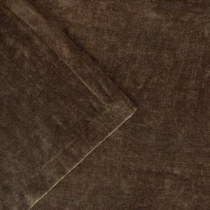 Yard  Heavy Chenille Velvet Throw, 130 x 180cm, Brown