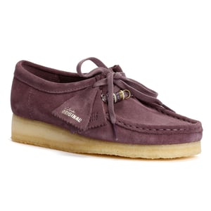 Clarks Originals Wallabee Suede Damesschoenen Paars