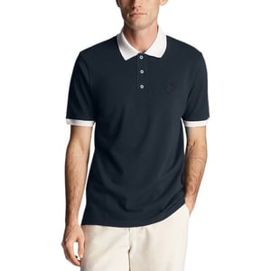 Lyle and Scott Mens Polo Shirt SP2256 Short Sleeve Superfine Contrast Cotton Tee