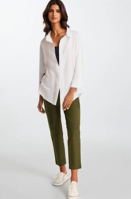 Straight Leg Chino Trousers
