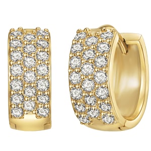Female Fashion jewelry ear stud Brass