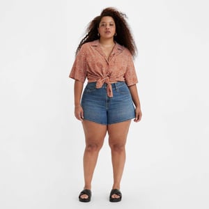 Women's Levis 80's Mom Shorts (Plus Size) in Denim
