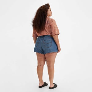 Women's Levis 80's Mom Shorts (Plus Size) in Denim