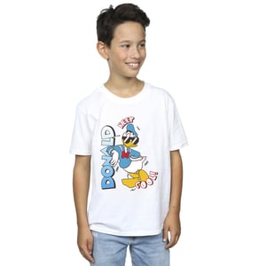 Disney Jongens Donald Duck Cool T-shirt (Wit)