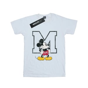 Disney Jongens Mickey Mouse Classic M T-Shirt (Wit)