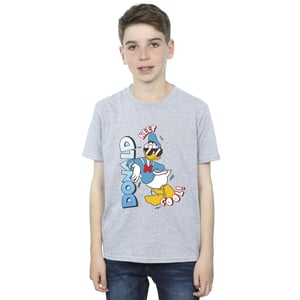 Disney Jongens Donald Duck Cool T-shirt (Sportgrijs)